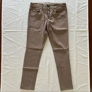 Size 10 Tan American Eagle Skinny Jeans